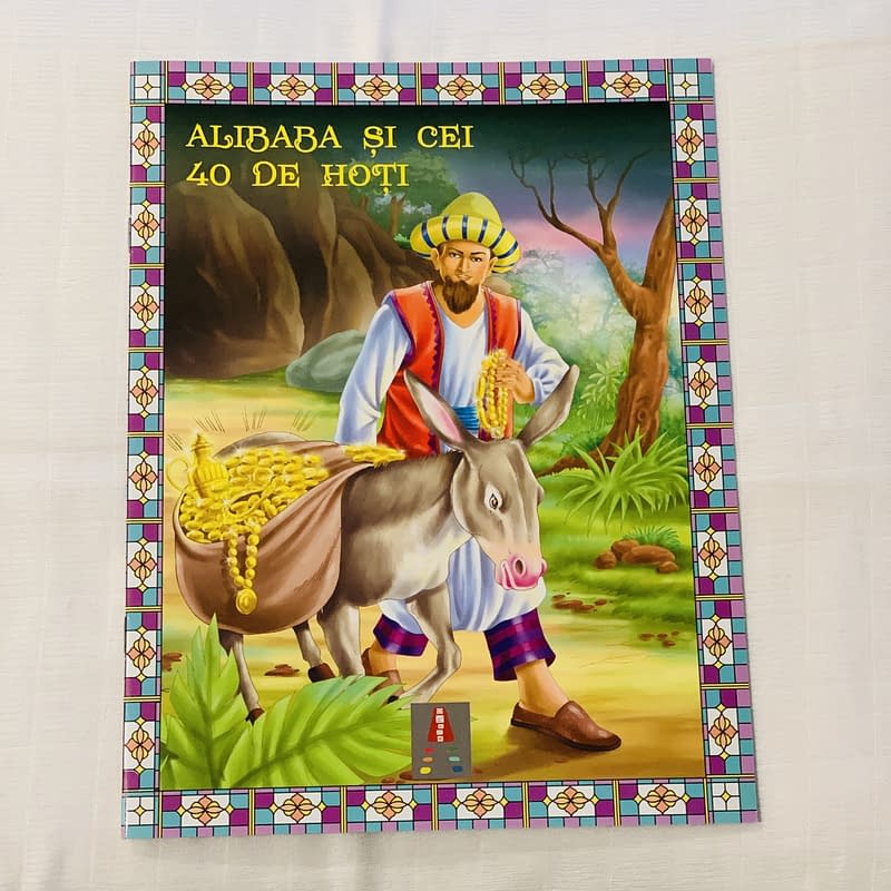 Povesti Ilustrate: Alibaba si Cei 40 de Hoti - Romanian Books USA